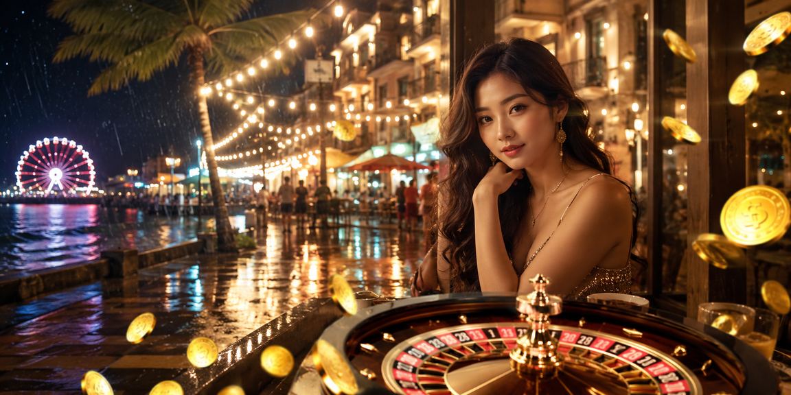 Người chơi Phú Quốc thưởng thức cà phê và tham gia roulette trực tuyến